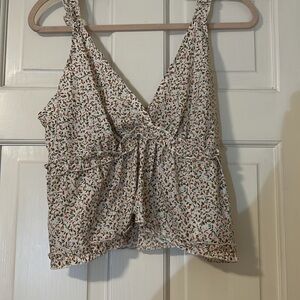 Floral Print Women's Top